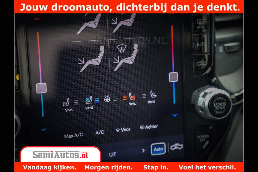 Dodge Ram 1500 LIMITED NIGHT 5.7 V8 | BLACK OPS | MULTITAILGATE | PANO | ADAPTIVE CRUISE | 360CAM | APPLE CARPLAY | PRINS LPG ONDERBOUW | LUCHTVERING | 4X4 | Comfortabele Dubbele Cabine met Royale 5 Zitplaatsen |