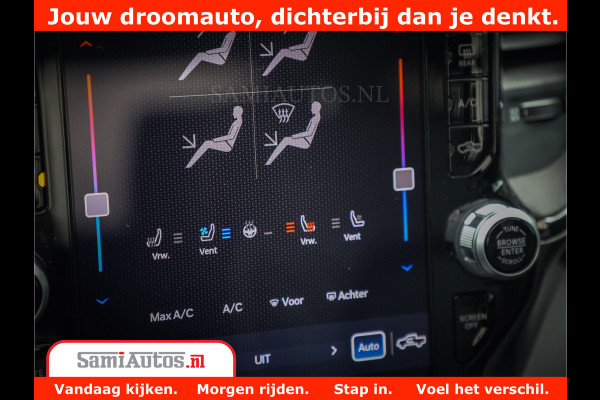 Dodge Ram 1500 LIMITED NIGHT 5.7 V8 | BLACK OPS | MULTITAILGATE | PANO | ADAPTIVE CRUISE | 360CAM | APPLE CARPLAY | PRINS LPG ONDERBOUW | LUCHTVERING | 4X4 | Comfortabele Dubbele Cabine met Royale 5 Zitplaatsen |
