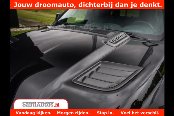 Dodge Ram 1500 LIMITED NIGHT 5.7 V8 | BLACK OPS | MULTITAILGATE | PANO | ADAPTIVE CRUISE | 360CAM | APPLE CARPLAY | PRINS LPG ONDERBOUW | LUCHTVERING | 4X4 | Comfortabele Dubbele Cabine met Royale 5 Zitplaatsen |