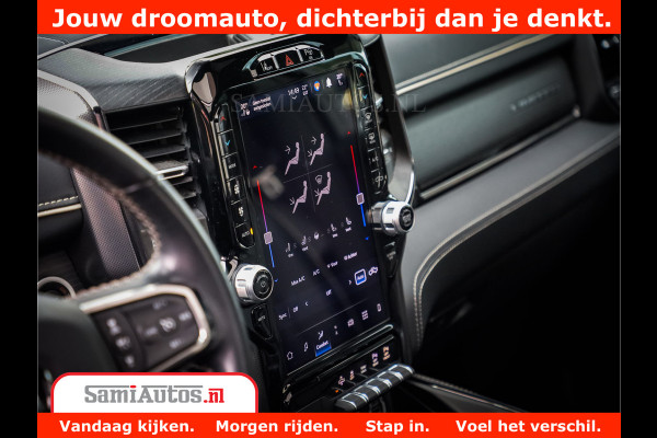 Dodge Ram 1500 LIMITED NIGHT 5.7 V8 | BLACK OPS | MULTITAILGATE | PANO | ADAPTIVE CRUISE | 360CAM | APPLE CARPLAY | PRINS LPG ONDERBOUW | LUCHTVERING | 4X4 | Comfortabele Dubbele Cabine met Royale 5 Zitplaatsen |