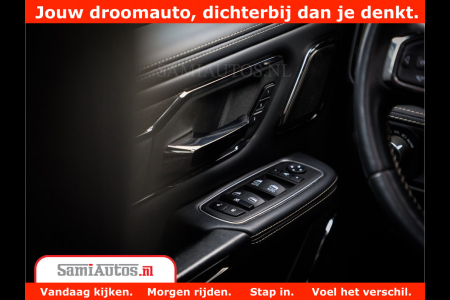 Dodge Ram 1500 LIMITED NIGHT 5.7 V8 | BLACK OPS | MULTITAILGATE | PANO | ADAPTIVE CRUISE | 360CAM | APPLE CARPLAY | PRINS LPG ONDERBOUW | LUCHTVERING | 4X4 | Comfortabele Dubbele Cabine met Royale 5 Zitplaatsen |