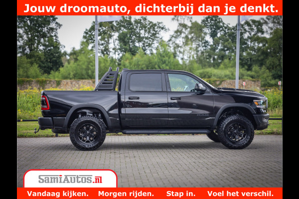 Dodge Ram 1500 REBEL TRX STYLE | BODY LIFT | RAMBAR | 4X4 | LPG | HUD HEADUP | DIGI CLUSTER | 360CAM | ADAPTIVE CRUISE | RAM BAR ROLLCOVER | Comfortabele Dubbele Cabine met Royale 5 Zitplaatsen |