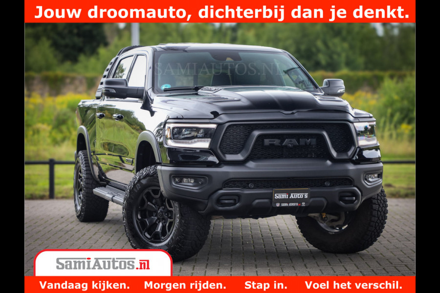 Dodge Ram 1500 REBEL TRX STYLE | BODY LIFT | RAMBAR | 4X4 | LPG | HUD HEADUP | DIGI CLUSTER | 360CAM | ADAPTIVE CRUISE | RAM BAR ROLLCOVER | Comfortabele Dubbele Cabine met Royale 5 Zitplaatsen |