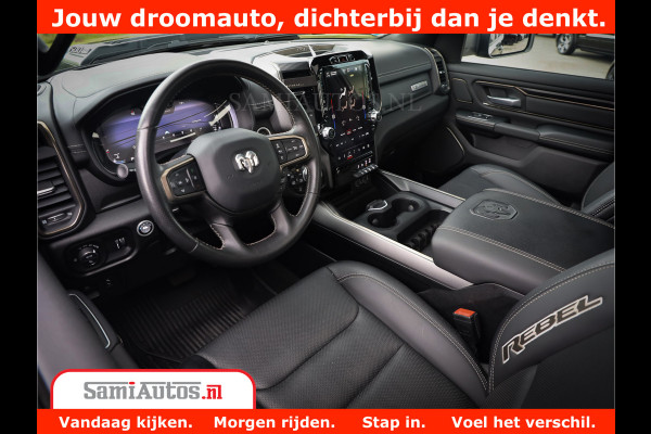 Dodge Ram 1500 REBEL TRX STYLE | BODY LIFT | RAMBAR | 4X4 | LPG | HUD HEADUP | DIGI CLUSTER | 360CAM | ADAPTIVE CRUISE | RAM BAR ROLLCOVER | Comfortabele Dubbele Cabine met Royale 5 Zitplaatsen |