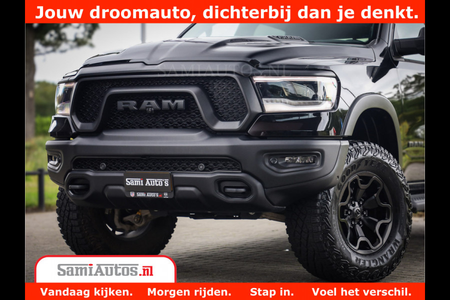 Dodge Ram 1500 REBEL TRX STYLE | BODY LIFT | RAMBAR | 4X4 | LPG | HUD HEADUP | DIGI CLUSTER | 360CAM | ADAPTIVE CRUISE | RAM BAR ROLLCOVER | Comfortabele Dubbele Cabine met Royale 5 Zitplaatsen |