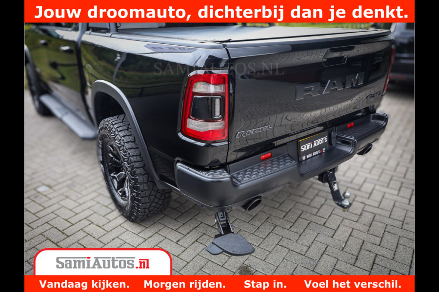 Dodge Ram 1500 REBEL TRX STYLE | BODY LIFT | RAMBAR | 4X4 | LPG | HUD HEADUP | DIGI CLUSTER | 360CAM | ADAPTIVE CRUISE | RAM BAR ROLLCOVER | Comfortabele Dubbele Cabine met Royale 5 Zitplaatsen |