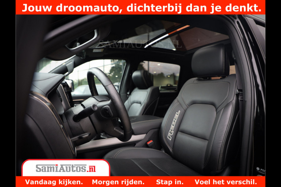 Dodge Ram 1500 REBEL TRX STYLE | BODY LIFT | RAMBAR | 4X4 | LPG | HUD HEADUP | DIGI CLUSTER | 360CAM | ADAPTIVE CRUISE | RAM BAR ROLLCOVER | Comfortabele Dubbele Cabine met Royale 5 Zitplaatsen |