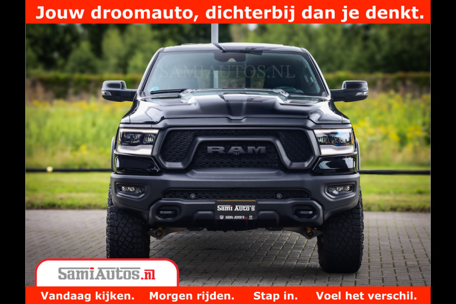 Dodge Ram 1500 REBEL TRX STYLE | BODY LIFT | RAMBAR | 4X4 | LPG | HUD HEADUP | DIGI CLUSTER | 360CAM | ADAPTIVE CRUISE | RAM BAR ROLLCOVER | Comfortabele Dubbele Cabine met Royale 5 Zitplaatsen |