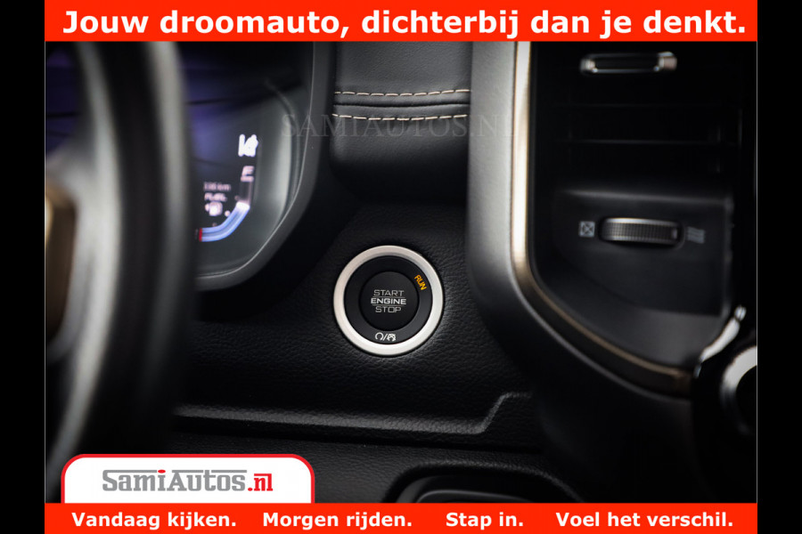 Dodge Ram 1500 REBEL TRX STYLE | BODY LIFT | RAMBAR | 4X4 | LPG | HUD HEADUP | DIGI CLUSTER | 360CAM | ADAPTIVE CRUISE | RAM BAR ROLLCOVER | Comfortabele Dubbele Cabine met Royale 5 Zitplaatsen |