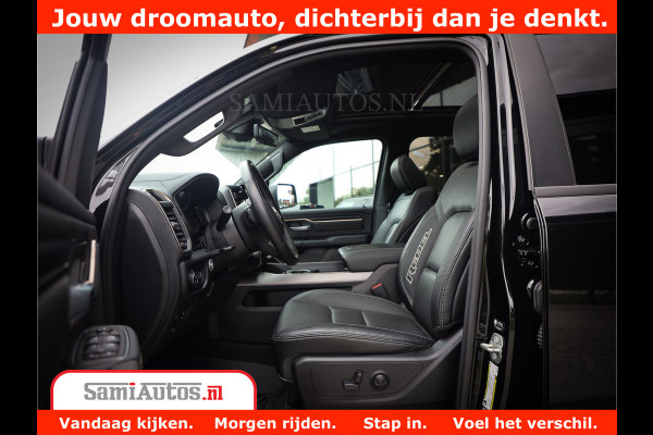 Dodge Ram 1500 REBEL TRX STYLE | BODY LIFT | RAMBAR | 4X4 | LPG | HUD HEADUP | DIGI CLUSTER | 360CAM | ADAPTIVE CRUISE | RAM BAR ROLLCOVER | Comfortabele Dubbele Cabine met Royale 5 Zitplaatsen |