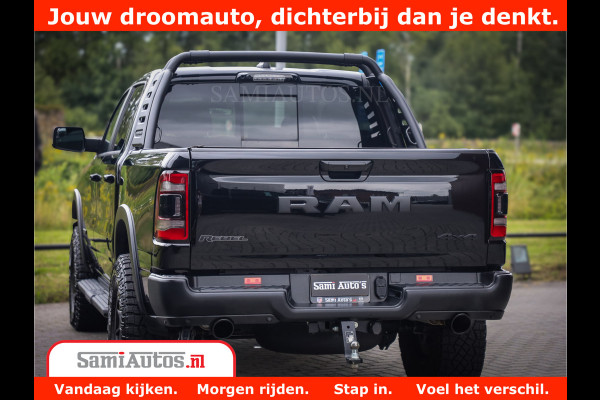 Dodge Ram 1500 REBEL TRX STYLE | BODY LIFT | RAMBAR | 4X4 | LPG | HUD HEADUP | DIGI CLUSTER | 360CAM | ADAPTIVE CRUISE | RAM BAR ROLLCOVER | Comfortabele Dubbele Cabine met Royale 5 Zitplaatsen |