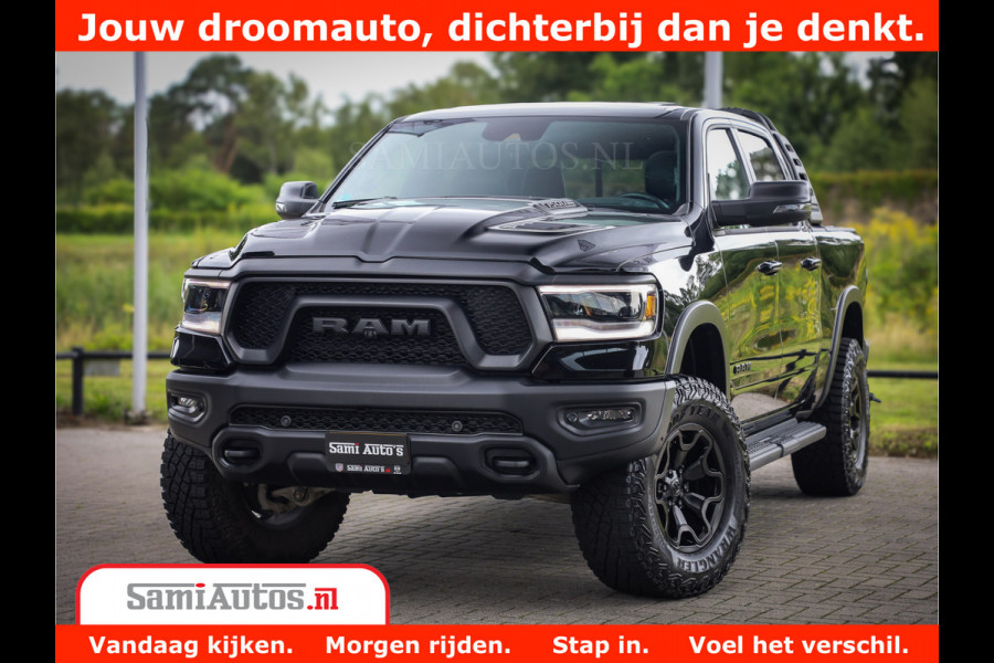 Dodge Ram 1500 REBEL TRX STYLE | BODY LIFT | RAMBAR | 4X4 | LPG | HUD HEADUP | DIGI CLUSTER | 360CAM | ADAPTIVE CRUISE | RAM BAR ROLLCOVER | Comfortabele Dubbele Cabine met Royale 5 Zitplaatsen |