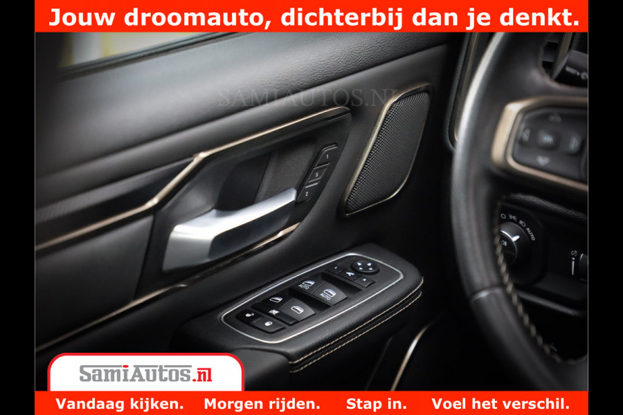 Dodge Ram 1500 REBEL TRX STYLE | BODY LIFT | RAMBAR | 4X4 | LPG | HUD HEADUP | DIGI CLUSTER | 360CAM | ADAPTIVE CRUISE | RAM BAR ROLLCOVER | Comfortabele Dubbele Cabine met Royale 5 Zitplaatsen |