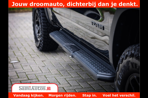 Dodge Ram 1500 REBEL TRX STYLE | BODY LIFT | RAMBAR | 4X4 | LPG | HUD HEADUP | DIGI CLUSTER | 360CAM | ADAPTIVE CRUISE | RAM BAR ROLLCOVER | Comfortabele Dubbele Cabine met Royale 5 Zitplaatsen |
