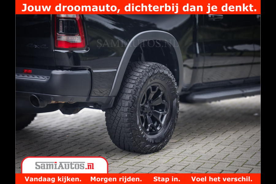 Dodge Ram 1500 REBEL TRX STYLE | BODY LIFT | RAMBAR | 4X4 | LPG | HUD HEADUP | DIGI CLUSTER | 360CAM | ADAPTIVE CRUISE | RAM BAR ROLLCOVER | Comfortabele Dubbele Cabine met Royale 5 Zitplaatsen |