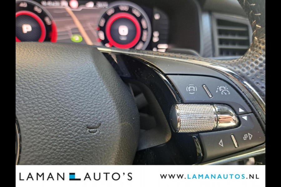 Škoda Kodiaq 1.5 TSI 150pk DSG Sportline Business Aut. | Panorama Open dak Virtual Leder/Alcantara CarPlay Columbus Canton 20" Vega LMV ECC N