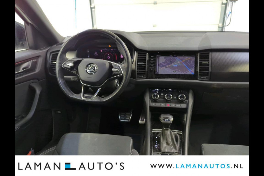 Škoda Kodiaq 1.5 TSI 150pk DSG Sportline Business Aut. | Panorama Open dak Virtual Leder/Alcantara CarPlay Columbus Canton 20" Vega LMV ECC N