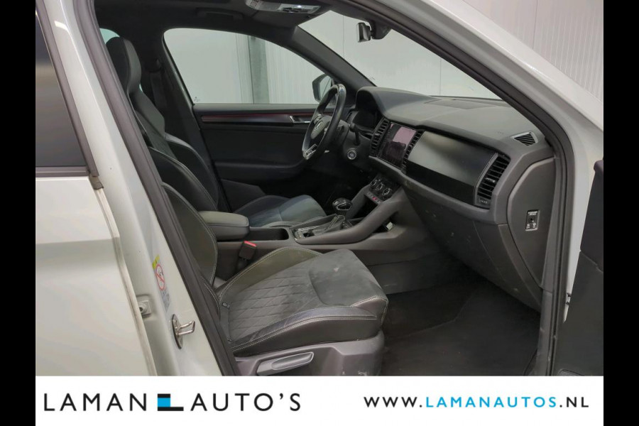 Škoda Kodiaq 1.5 TSI 150pk DSG Sportline Business Aut. | Panorama Open dak Virtual Leder/Alcantara CarPlay Columbus Canton 20" Vega LMV ECC N