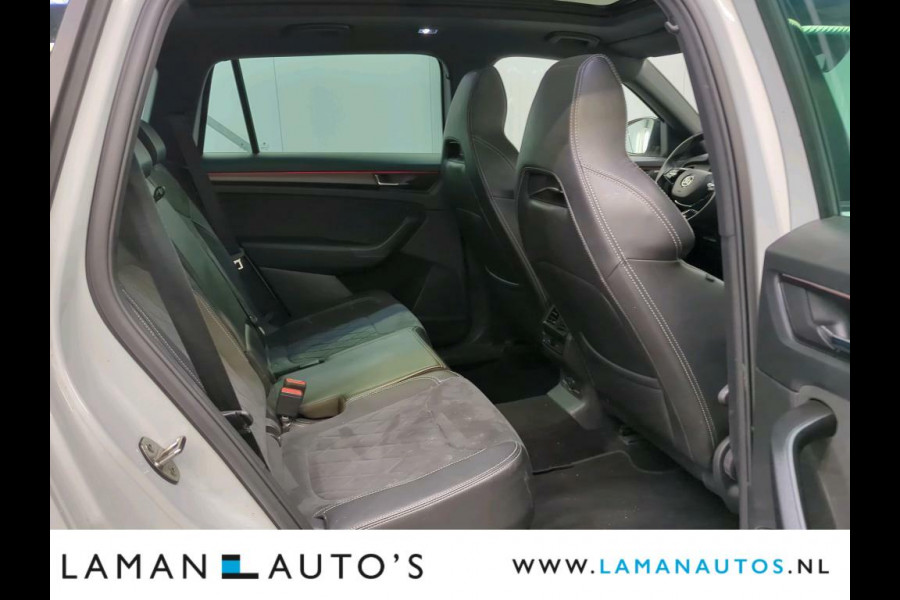 Škoda Kodiaq 1.5 TSI 150pk DSG Sportline Business Aut. | Panorama Open dak Virtual Leder/Alcantara CarPlay Columbus Canton 20" Vega LMV ECC N