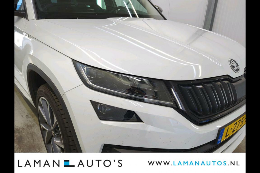 Škoda Kodiaq 1.5 TSI 150pk DSG Sportline Business Aut. | Panorama Open dak Virtual Leder/Alcantara CarPlay Columbus Canton 20" Vega LMV ECC N