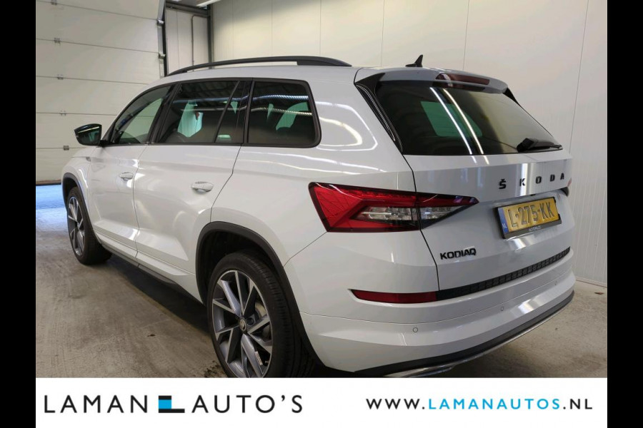 Škoda Kodiaq 1.5 TSI 150pk DSG Sportline Business Aut. | Panorama Open dak Virtual Leder/Alcantara CarPlay Columbus Canton 20" Vega LMV ECC N