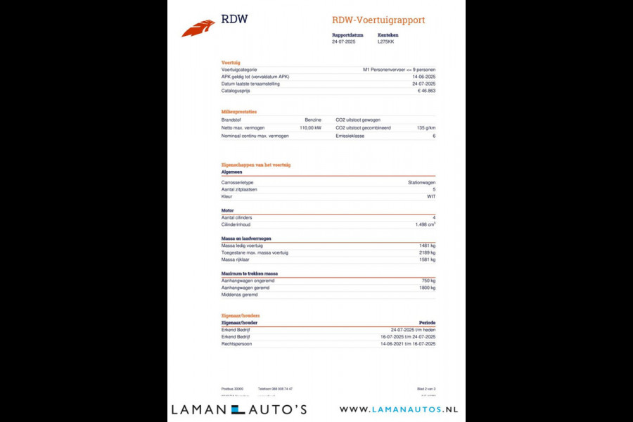 Škoda Kodiaq 1.5 TSI 150pk DSG Sportline Business Aut. | Panorama Open dak Virtual Leder/Alcantara CarPlay Columbus Canton 20" Vega LMV ECC N