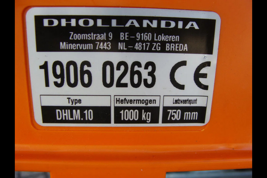 Renault Master 165.35 MET OPBOUW + LAADKLEP 1000 KG. - EURO 6 - V-69-LZN - BPM VRIJ!