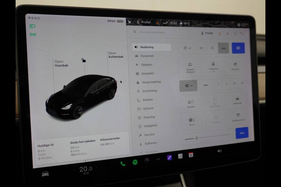 Tesla Model 3 Long Range AWD 75kWh 463PK Trekhaak SOH 88% FSD-3 Computer Premium Audio 4wd AutoPilot Panoramadak Camera's Leer Adaptive-Cruise Stoel en achterbank verwarming Electr.Stoelen+Memory+Easy-Entry WiFi 1.000kg Trekgewicht 1e Eigenaar Org. Nederlandse Auto Garantie op Accu/Motor tot 28-12-2027/192.000km