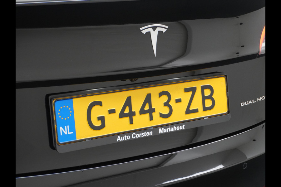 Tesla Model 3 Long Range AWD 75kWh 463PK Trekhaak SOH 88% FSD-3 Computer Premium Audio 4wd AutoPilot Panoramadak Camera's Leer Adaptive-Cruise Stoel en achterbank verwarming Electr.Stoelen+Memory+Easy-Entry WiFi 1.000kg Trekgewicht 1e Eigenaar Org. Nederlandse Auto Garantie op Accu/Motor tot 28-12-2027/192.000km