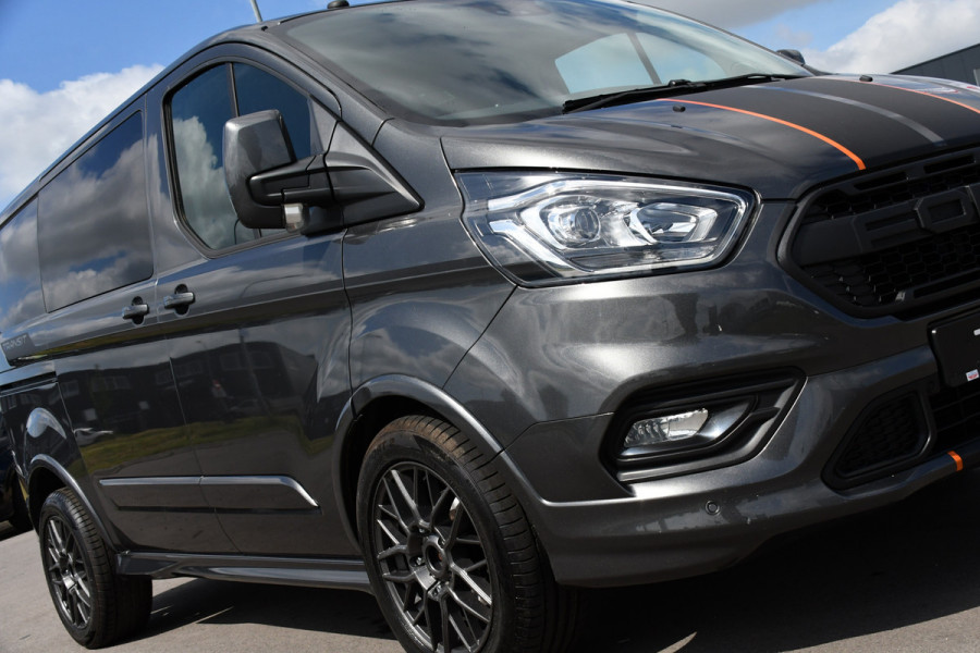 Ford Transit Custom 2.0 TDCI L1H1 Sport DC Camera, Cruise, Carplay, 170PK, Automaat, LED, 2 x Schuifdeur, Trekhaak, Leder, Uniek!