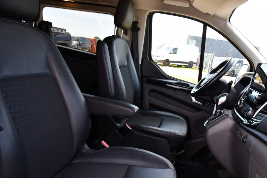 Ford Transit Custom 2.0 TDCI L1H1 Sport DC Camera, Cruise, Carplay, 170PK, Automaat, LED, 2 x Schuifdeur, Trekhaak, Leder, Uniek!