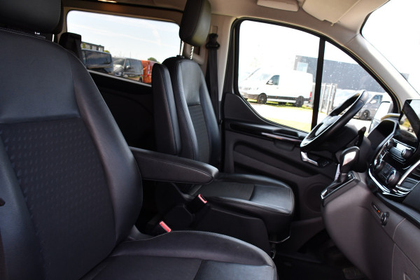 Ford Transit Custom 2.0 TDCI L1H1 Sport DC Camera, Cruise, Carplay, 170PK, Automaat, LED, 2 x Schuifdeur, Trekhaak, Leder, Uniek!