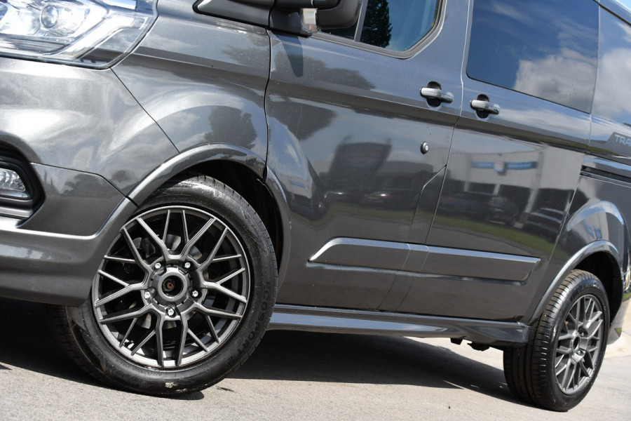 Ford Transit Custom 2.0 TDCI L1H1 Sport DC Camera, Cruise, Carplay, 170PK, Automaat, LED, 2 x Schuifdeur, Trekhaak, Leder, Uniek!