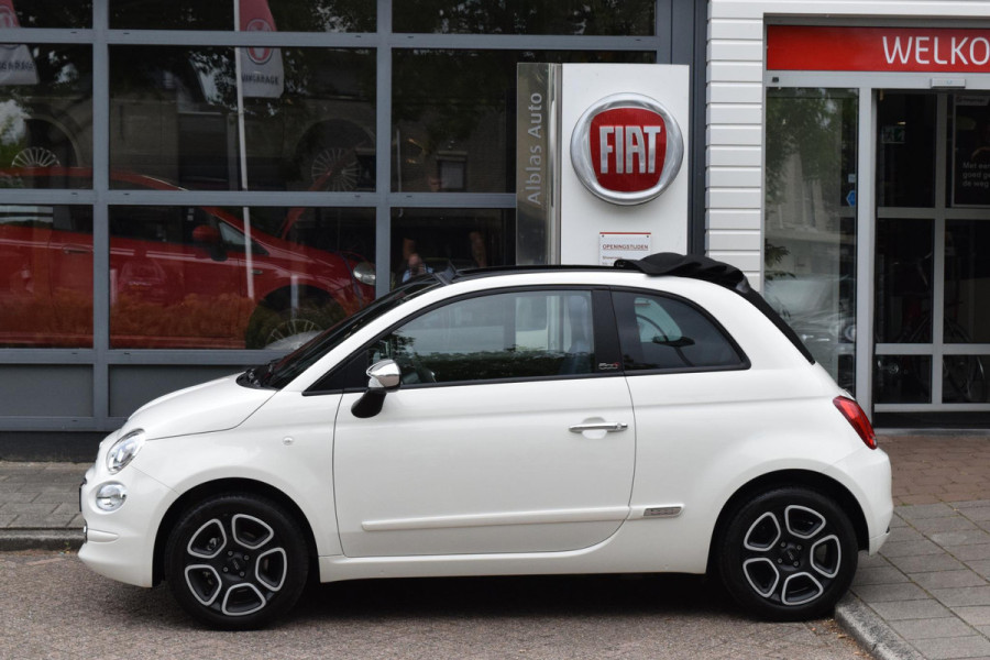 Fiat 500C 1.0 Hybrid|Carplay|Clima|PDC|als nieuw!!