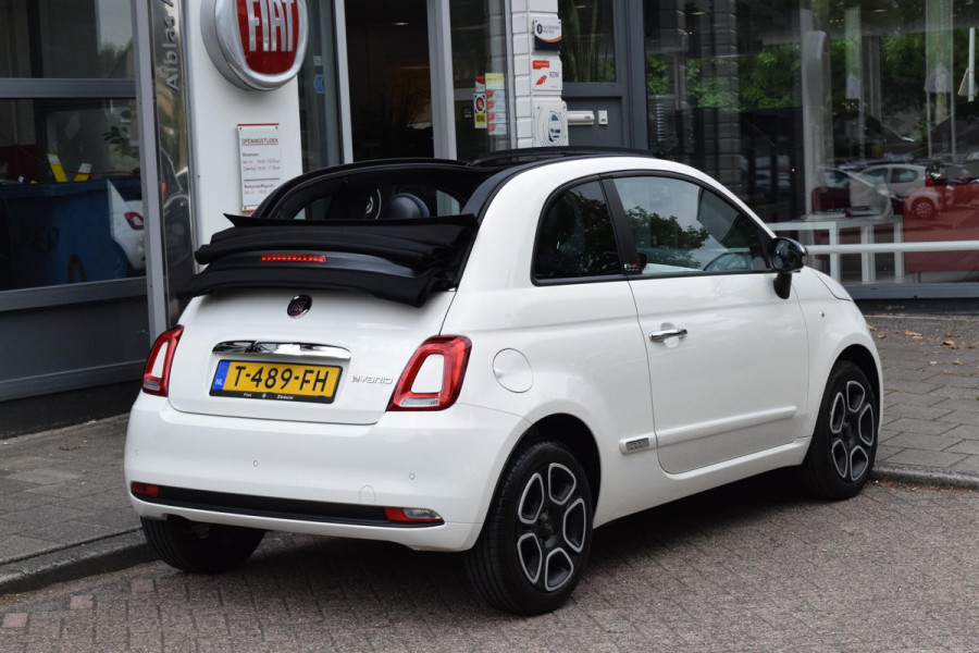 Fiat 500C 1.0 Hybrid|Carplay|Clima|PDC|als nieuw!!