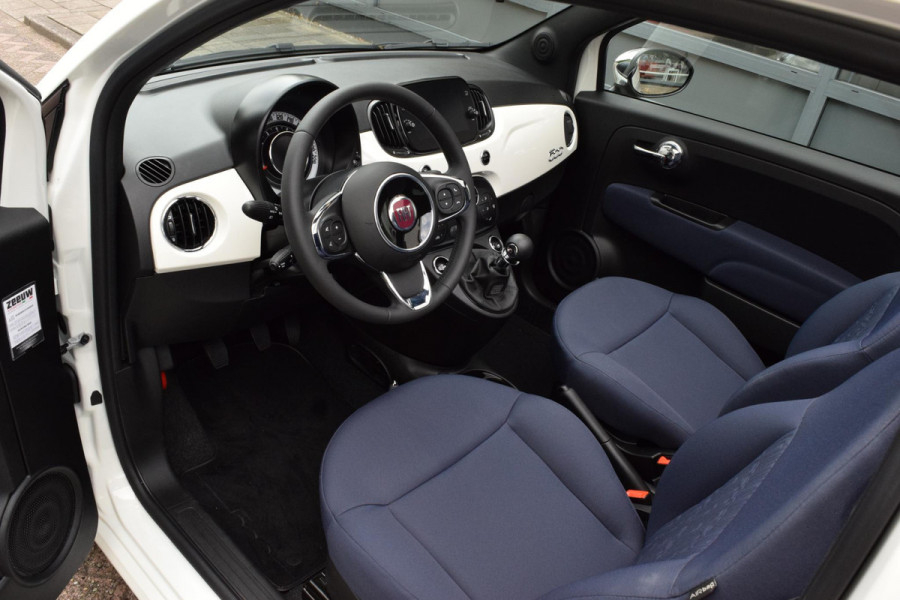 Fiat 500C 1.0 Hybrid|Carplay|Clima|PDC|als nieuw!!