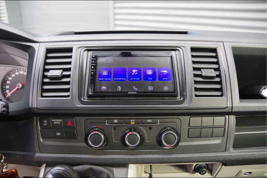 Volkswagen Transporter 2.0 TDI L2 Highline 3-ZITS, TREKHAAK, CAMERA, CRUISE, AIRCO, CARPLAY, AIRCO, BLUETOOTH, NL AUTO, NAP