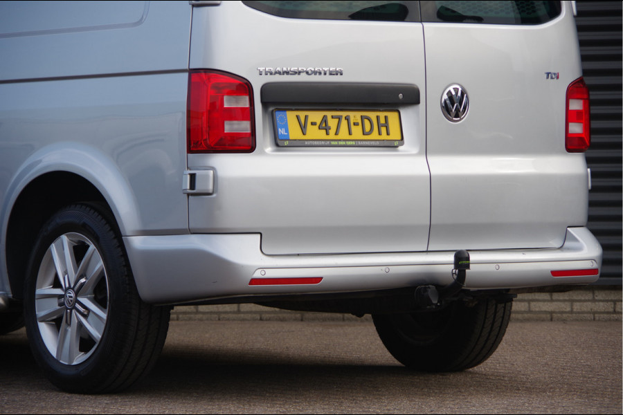 Volkswagen Transporter 2.0 TDI L2 Highline 3-ZITS, TREKHAAK, CAMERA, CRUISE, AIRCO, CARPLAY, AIRCO, BLUETOOTH, NL AUTO, NAP