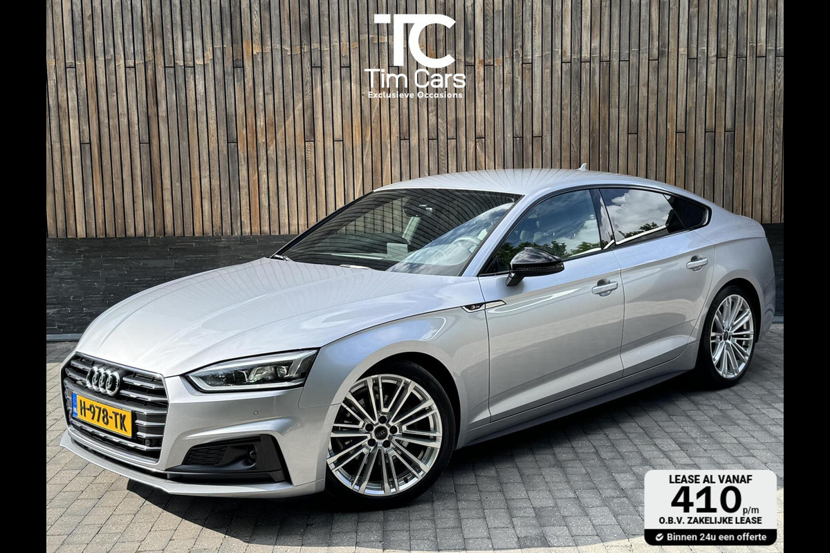 Audi A5 Sportback 35 TFSI S-line black edition Automaat | Navigatiesysteem | Bang&Olufsen audio | Leer/alcantara grijs | Adaptieve cruis