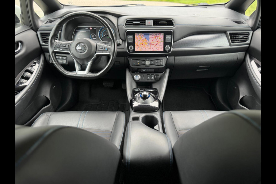 Nissan Leaf Tekna 40 kWh,alle opties, rondom zicht camera,eerste eigenaar, nl auto met nationale auto pas