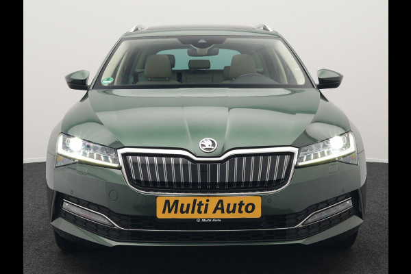 Škoda Superb 1.4 TSI iV Laurin & Klement Plug In Hybrid 218pk Dealer O.H PHEV | Panodak | Adaptive Cruise | Canton Audio | Lederen Sportstoelen Memory | Camera | Crystal LED | Apple Carplay | Lane Assist | Stoelverwarming | Navigatie | DAB |