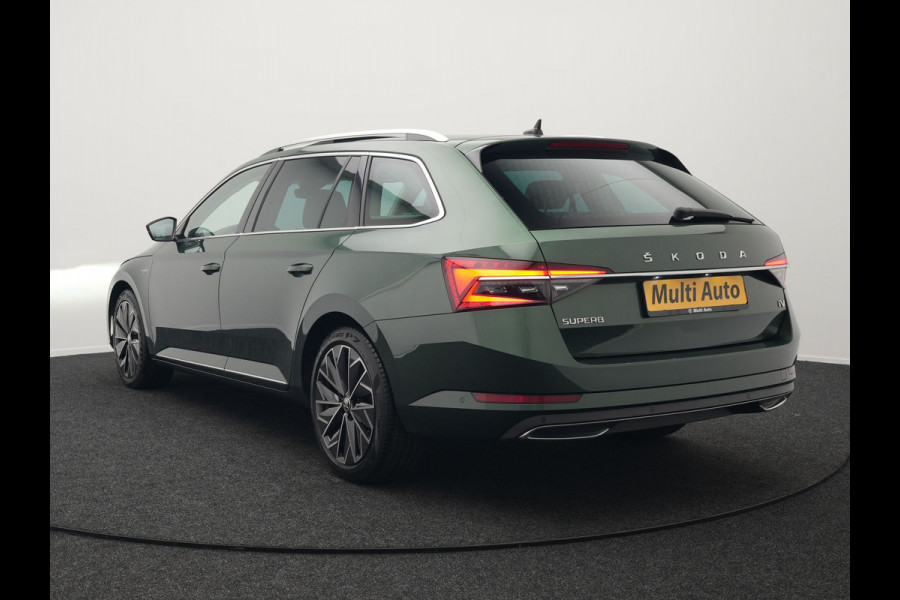 Škoda Superb 1.4 TSI iV Laurin & Klement Plug In Hybrid 218pk Dealer O.H PHEV | Panodak | Adaptive Cruise | Canton Audio | Lederen Sportstoelen Memory | Camera | Crystal LED | Apple Carplay | Lane Assist | Stoelverwarming | Navigatie | DAB |