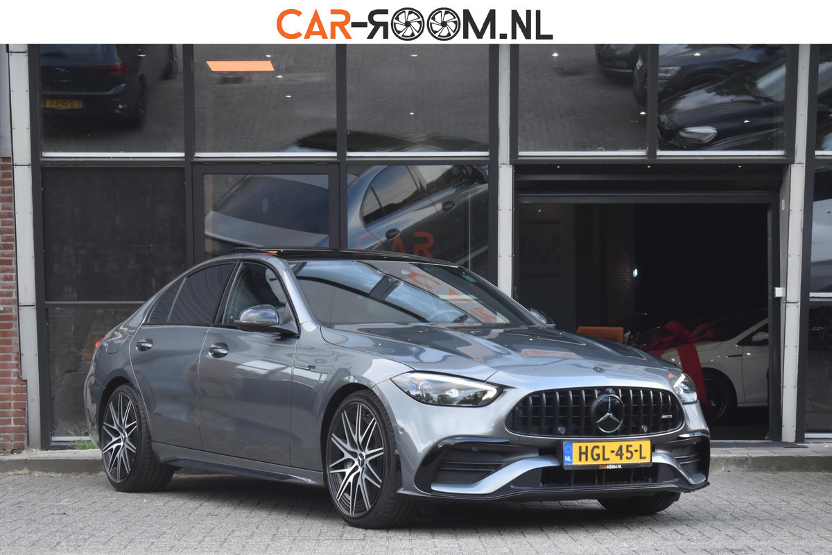 Mercedes-Benz C-Klasse AMG 43 4MATIC Pano Performance HUD Lane 360Camera C43 Mercedes-Benz C-Klasse AMG 43 4MATIC Pano Performance HUD Lane 360Camera C43