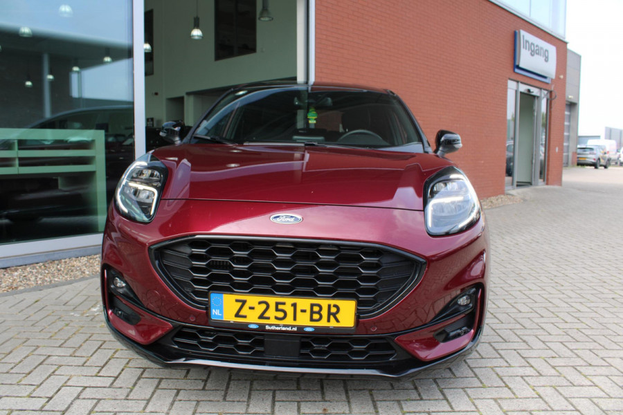 Ford Puma 1.0 EcoBoost Hybrid ST-Line X | Trekhaak | Winterpack | Adaptieve Cruise Control | B & O | Camera | BLIS | Navigatie | Privacy Glass | 18 Inch LMV