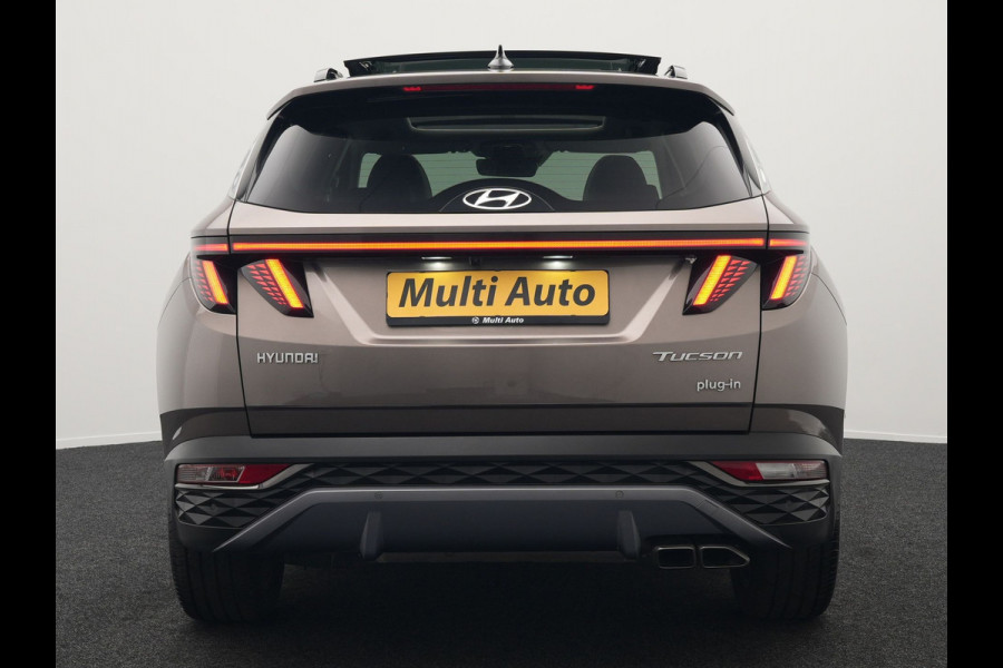 Hyundai Tucson 1.6 T-GDI Premium 4WD Plug In Hybrid 265pk Dealer O.H. PHEV | Panodak | Trekhaak Afneembaar | Adaptive Cruise | Lederen Sportstoelen Memory & Ventilatie | Krell Audio | Stoel & Stuurverwarming | Navigatie | Apple Carplay | Camera | Virtual |