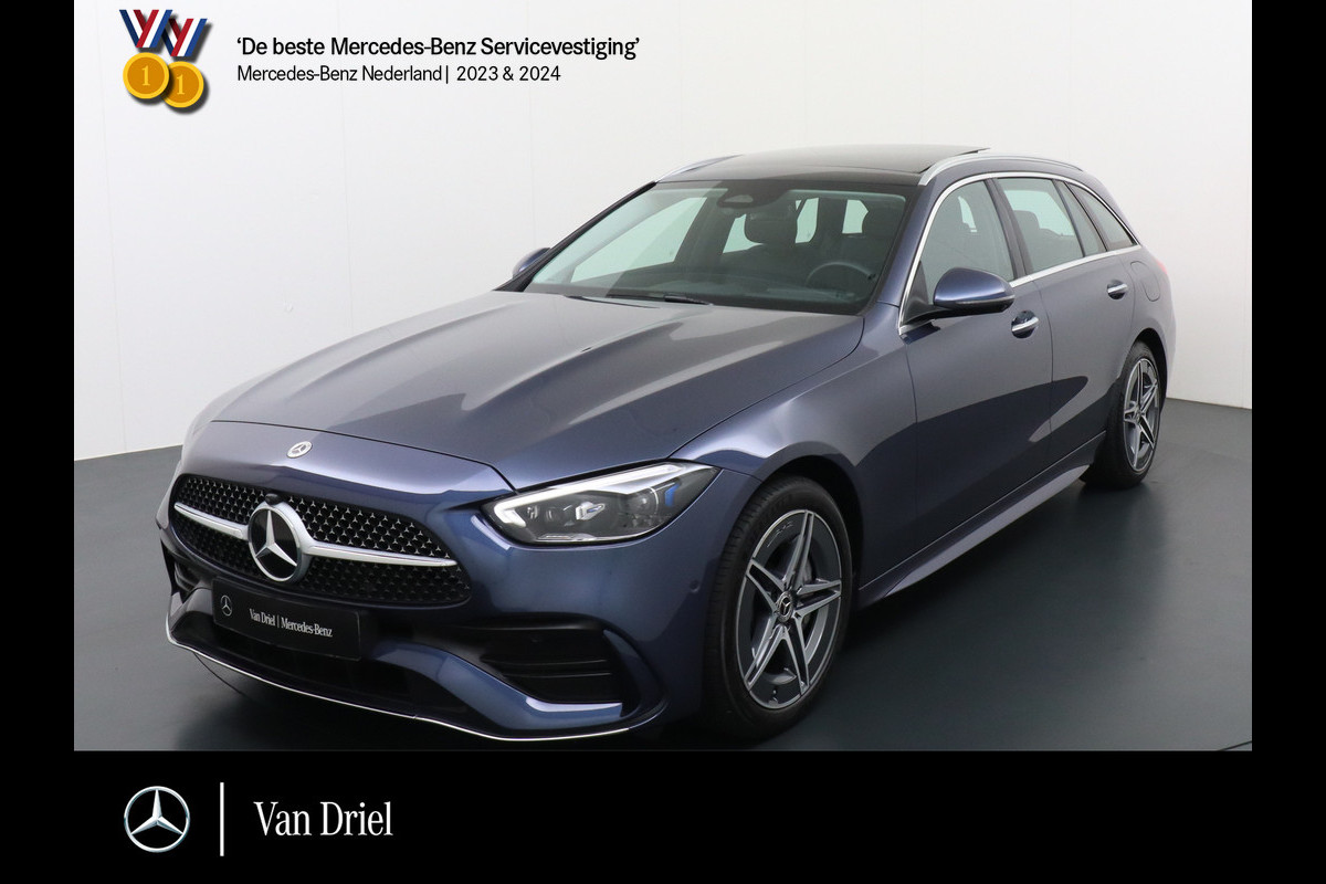 Mercedes-Benz C-Klasse Estate 300 e AMG Line | Pano HUD Ventilatie Burmester Mercedes-Benz C-Klasse Estate 300 e AMG Line | Pano HUD Ventilatie Burmester