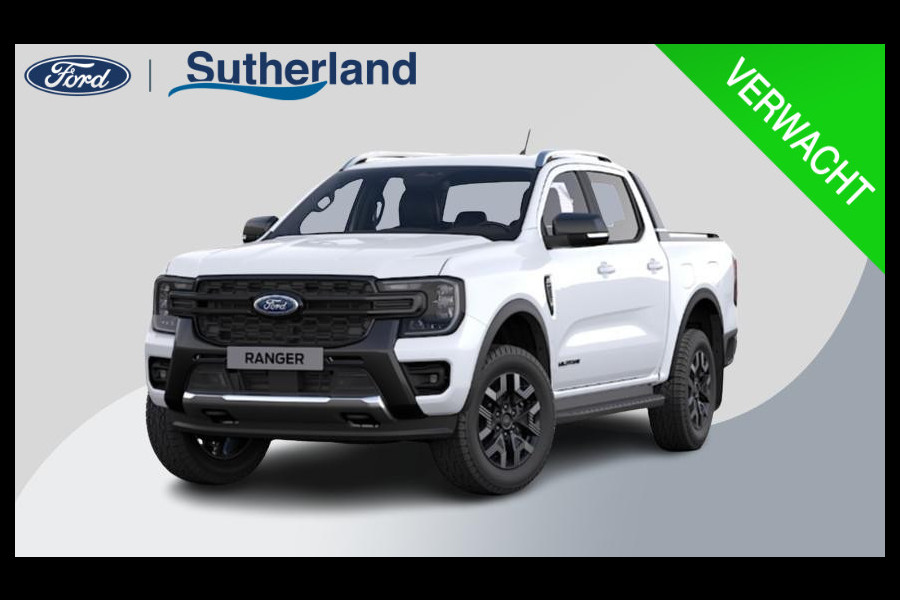 Ford Ranger 2.3 PHEV Wildtrak Double Cab 281pk | 5 persoons! | Technology Pack Plus Trailer | Cargo Area Pack | Power Rollertop | Prijs excl. BTW incl. BPM | laadkabel mode 3 16A | Rijklaar