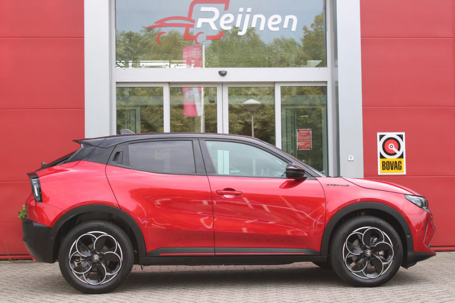Alfa Romeo junior ELETTRICA SPECIALE 156PK 54 kWh | BICOLOR DAK (ZWART DAK) | TECHNOLOGIE PAKKET (O.A. FULL LED ADAPTIVE MATRIX KOPLAMPEN/DODEHOEK DETECTIE/DRAADLOZE TELEFOONLADER/ACHTERUITRIJ CAMERA/PARKEERSENSOREN VOOR, ACHTER,ZIJKANT) | DRAADLOZE APPLE CARPLAY/ANDROID AUTO | CLIMATE CONTROL | ELEKTRISCH BEDIENBARE ACHTERKLEP | STOEL VERWARMING | ELEKTRISCH BEDIENBARE VOORSTOELEN | VOORSTOELEN MET MASSAGE FUNCTIE | VERKEERSBORDEN HERKENNING | ADAPTIVE CRUISE CONTROL | KEYLESS ENTRY/START | NIEUWE AUTO! |
