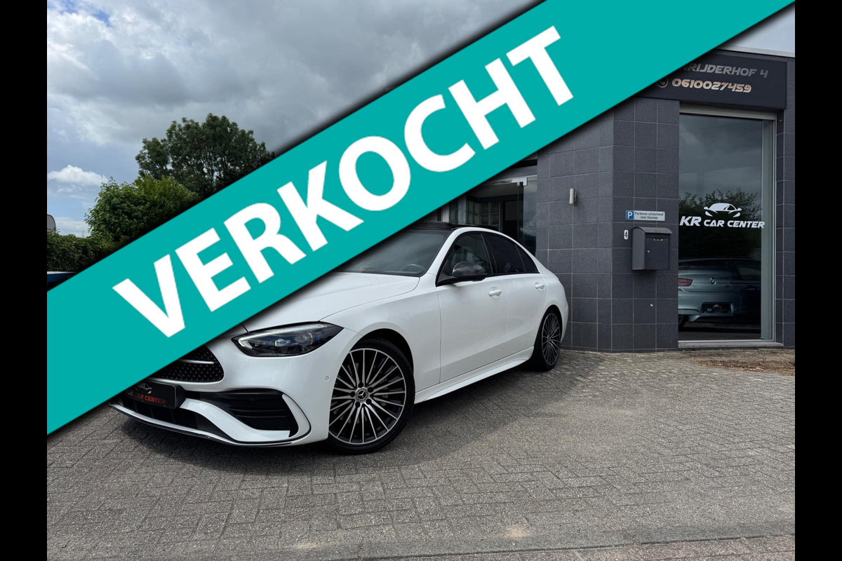Mercedes-Benz C-Klasse 200 AMG PANO-CAMERA-SFEER-CARPLAY Mercedes-Benz C-Klasse 200 AMG PANO-CAMERA-SFEER-CARPLAY