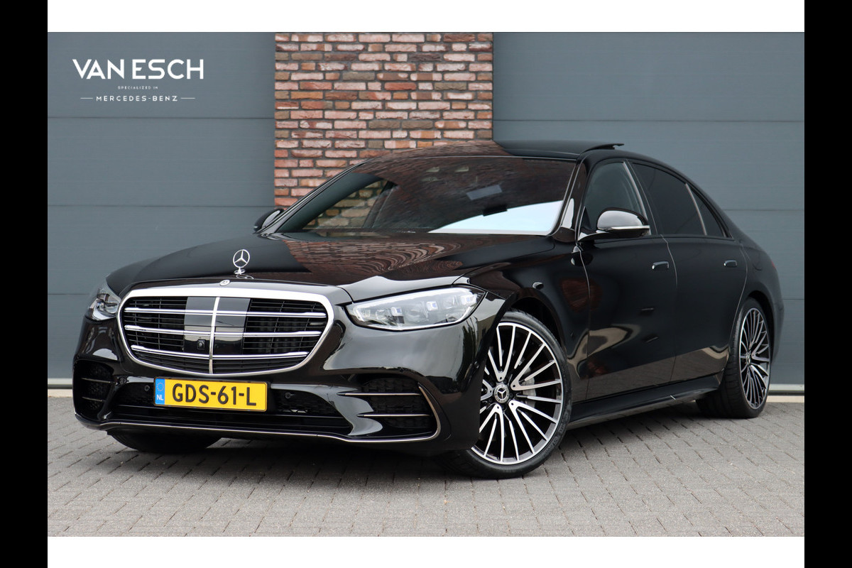 Mercedes-Benz S-Klasse 580 e Lang AMG Line Aut9 | Airmatic | Chauffeurspakket | Distronic+ | Achterasbesturing | Massage V+A | MBUX Tablet | Burmester | Vlakkenverwarming | Zonweringspakket | Luchtreinigingspakket | Mercedes-Benz S-Klasse 580 e Lang AMG Line Aut9 | Airmatic | Chauffeurspakket | Distronic+ | Achterasbesturing | Massage V+A | MBUX Tablet | Burmester | Vlakkenverwarming | Zonweringspakket | Luchtreinigingspakket |